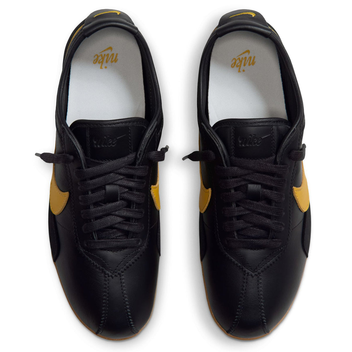 NIKE MOON SHOE OG LTHR SP / 001:BLACK/YELLOW OCHRE