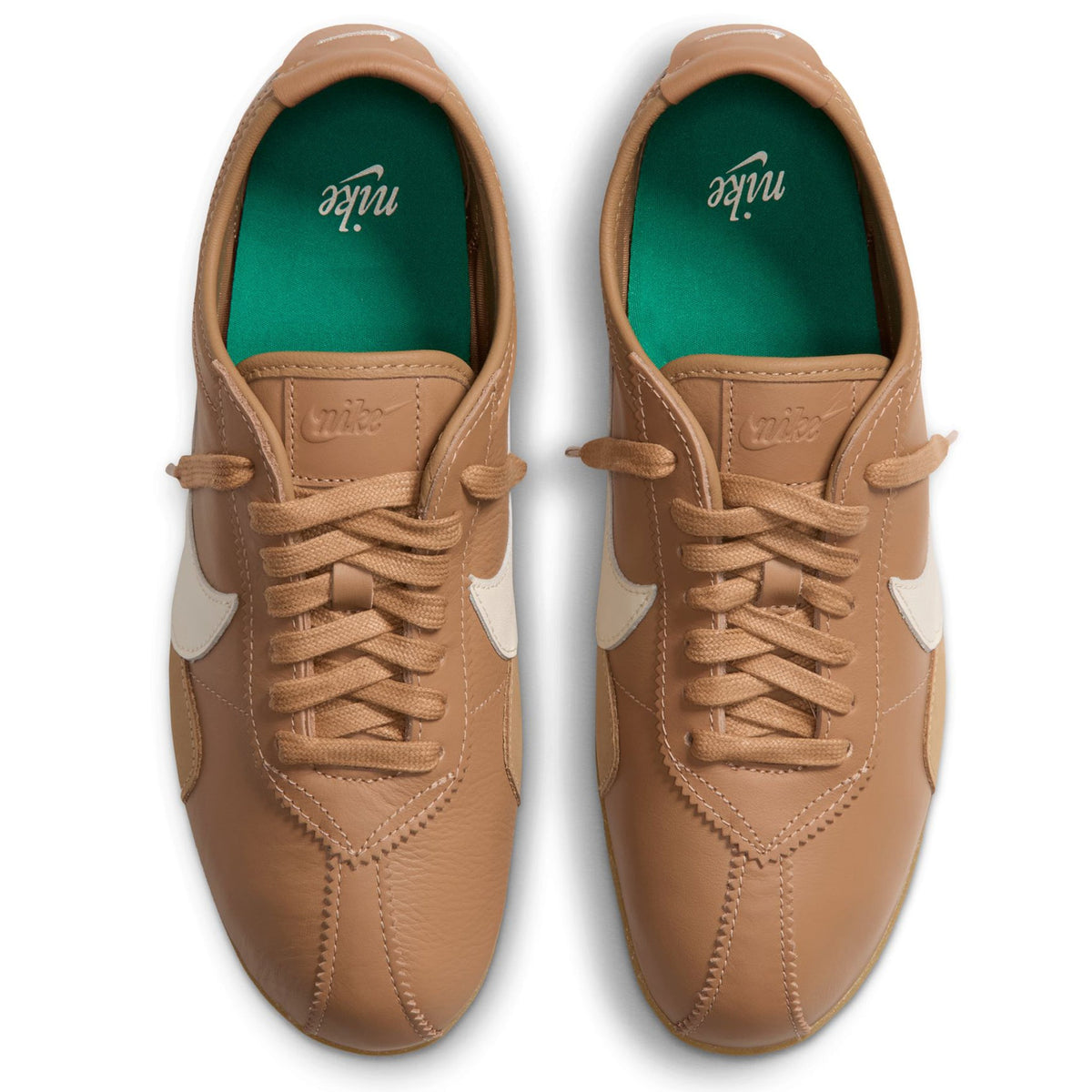 NIKE MOON SHOE OG LTHR SP / 200:FLAX/PALE IVORY-GUM MED BROWN