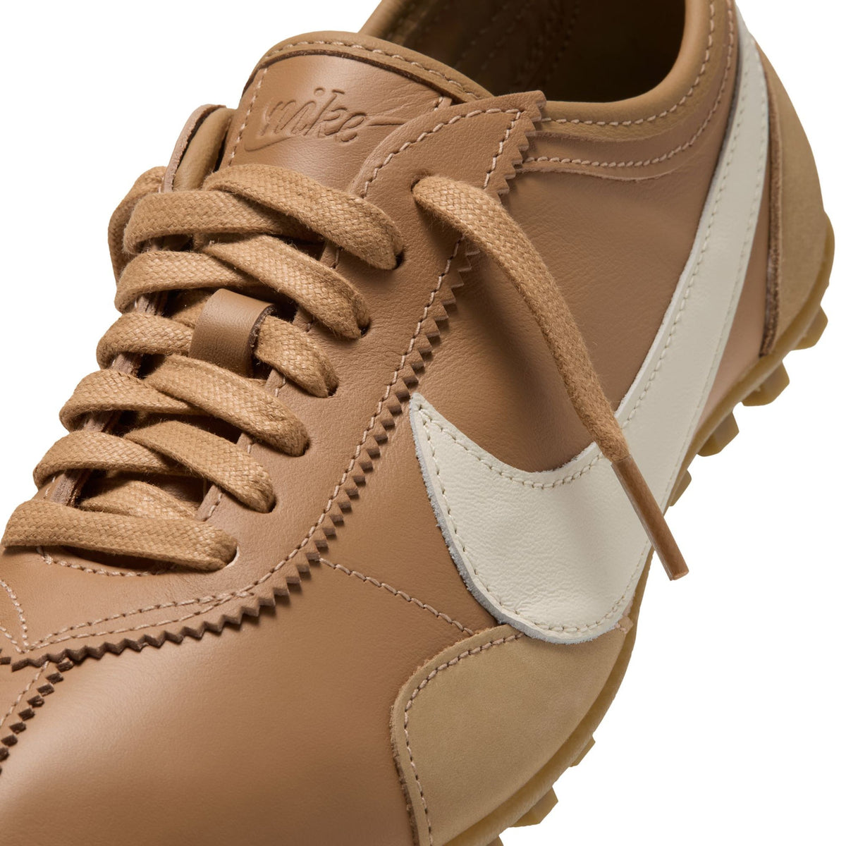 NIKE MOON SHOE OG LTHR SP / 200:FLAX/PALE IVORY-GUM MED BROWN