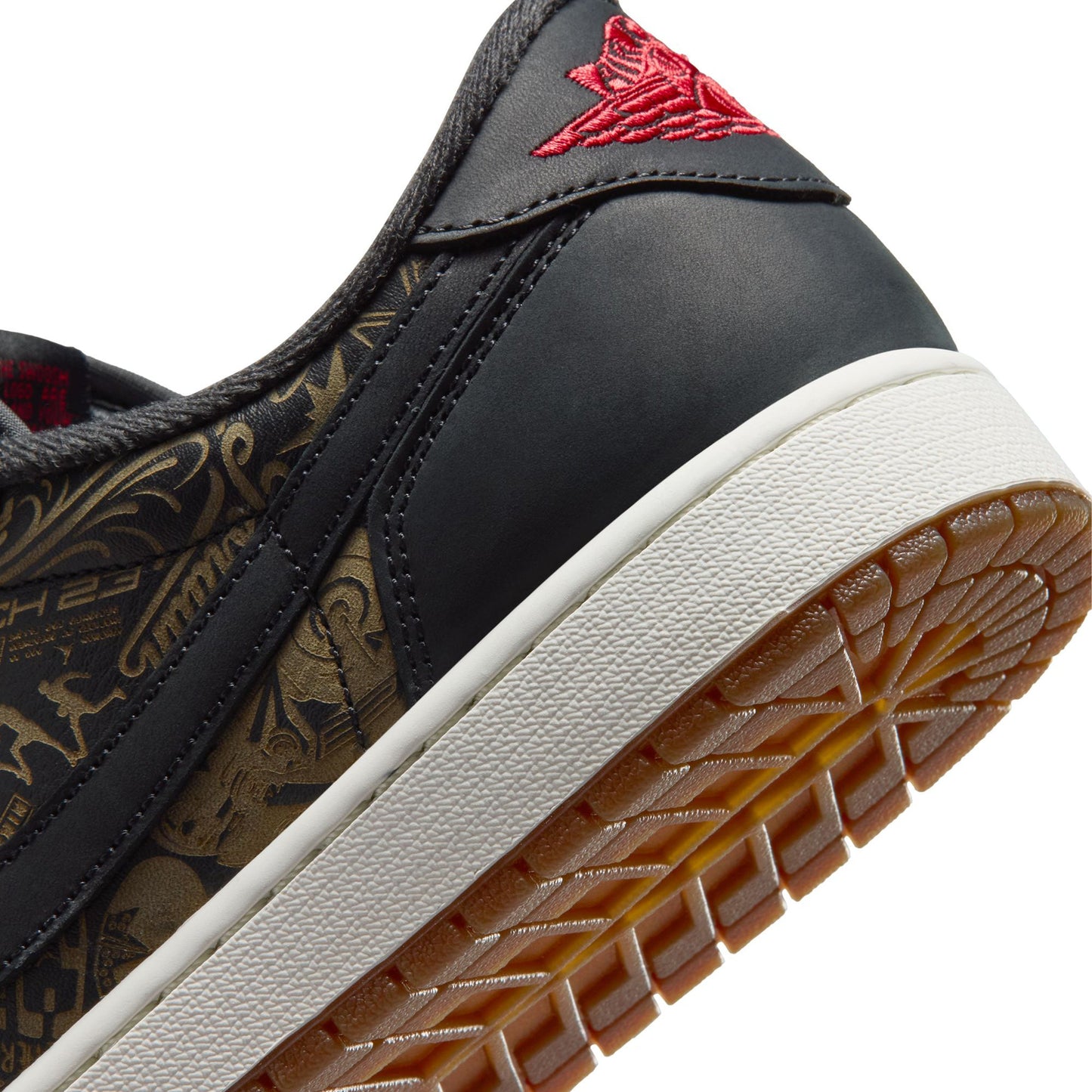 AIR JORDAN 1 RETRO LOW OG LS / 001:BLACK/VARSITY RED-SUMMIT WHITE