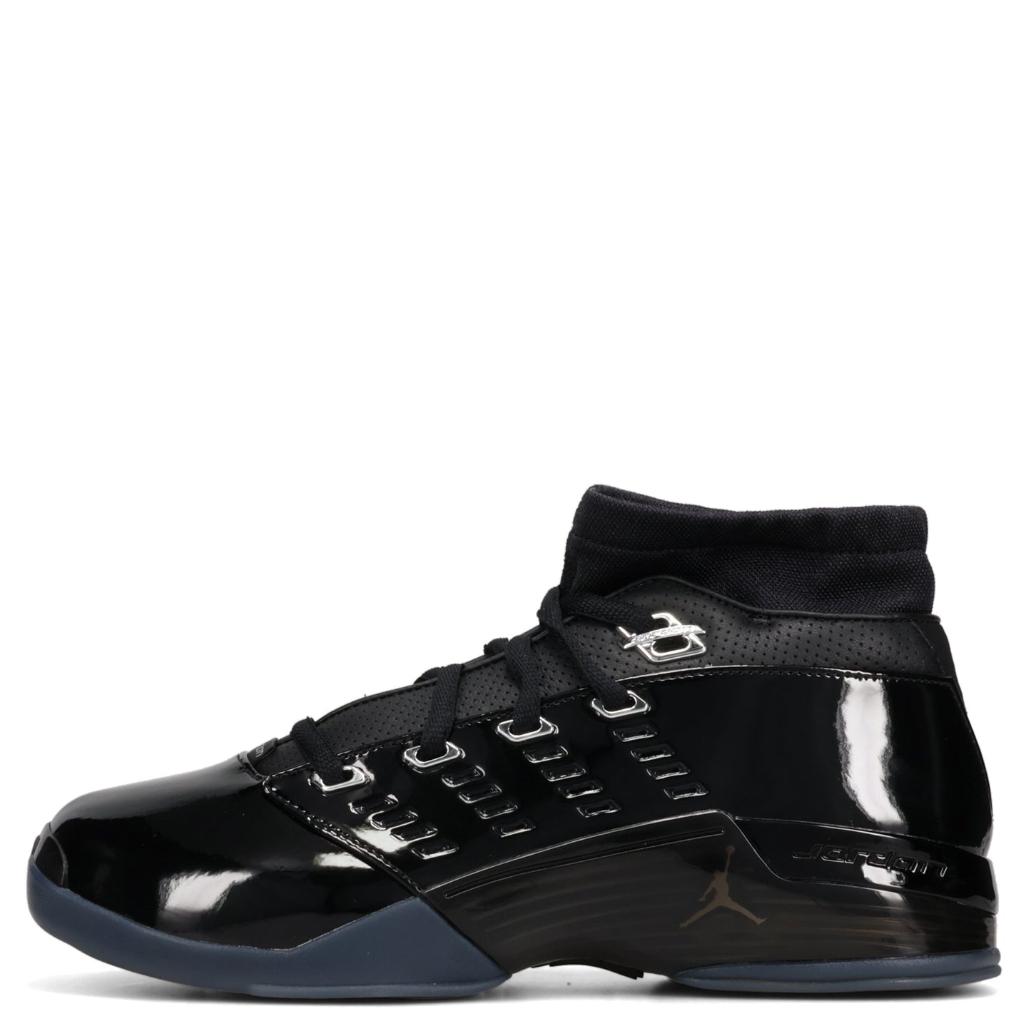 AIR JORDAN 17 LOW SP / 001:BLACK/BLACK-METALLIC SILVER