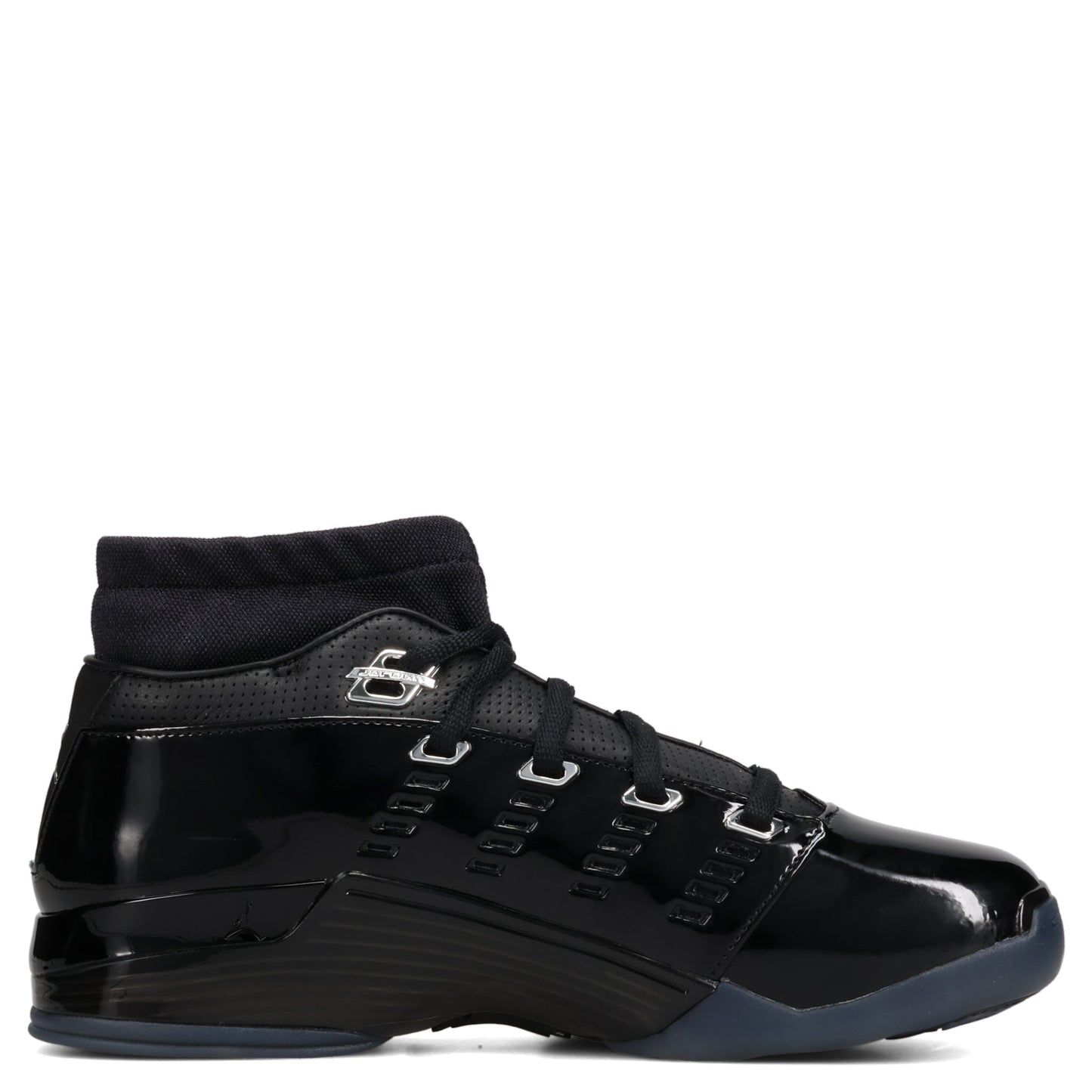 AIR JORDAN 17 LOW SP / 001:BLACK/BLACK-METALLIC SILVER