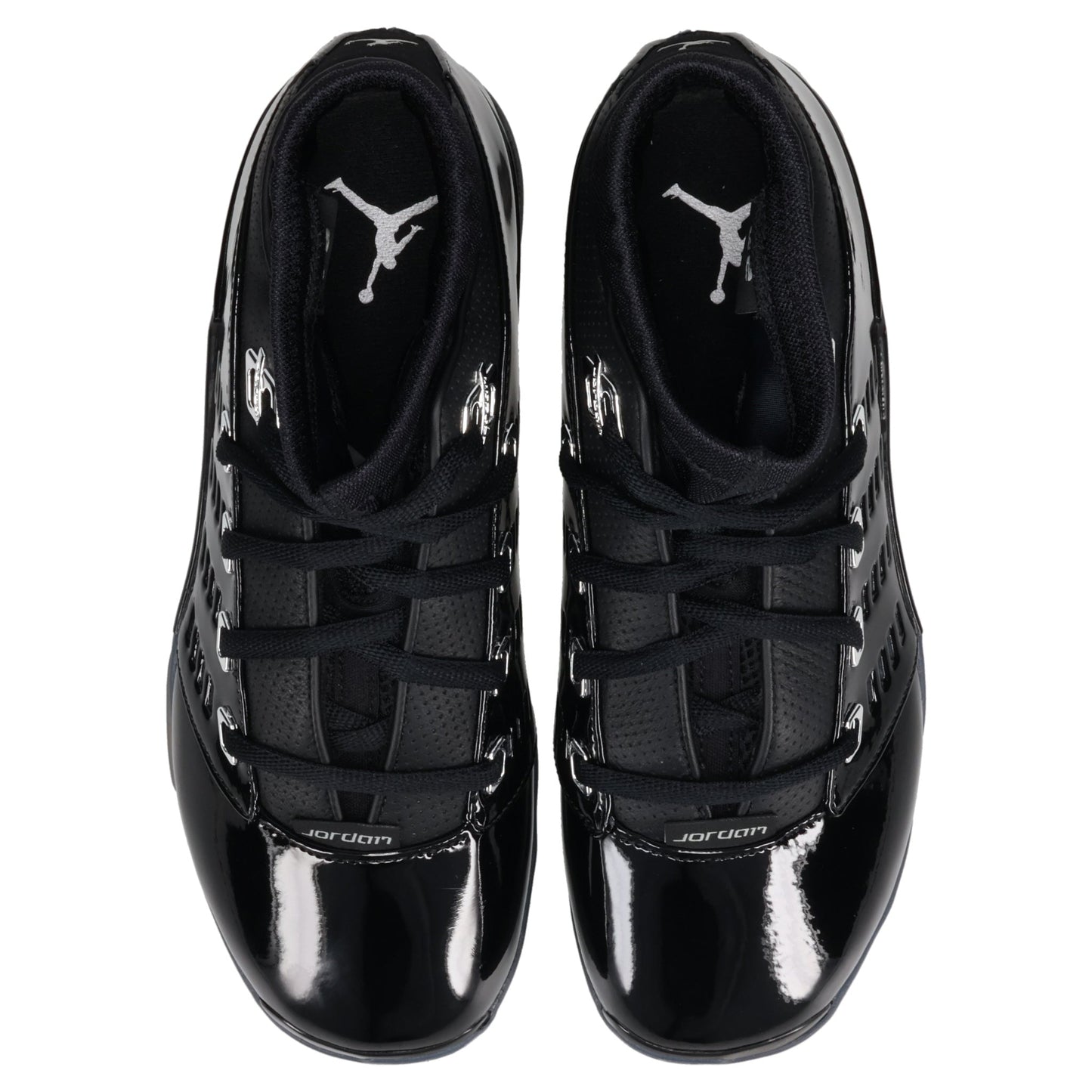 AIR JORDAN 17 LOW SP / 001:BLACK/BLACK-METALLIC SILVER