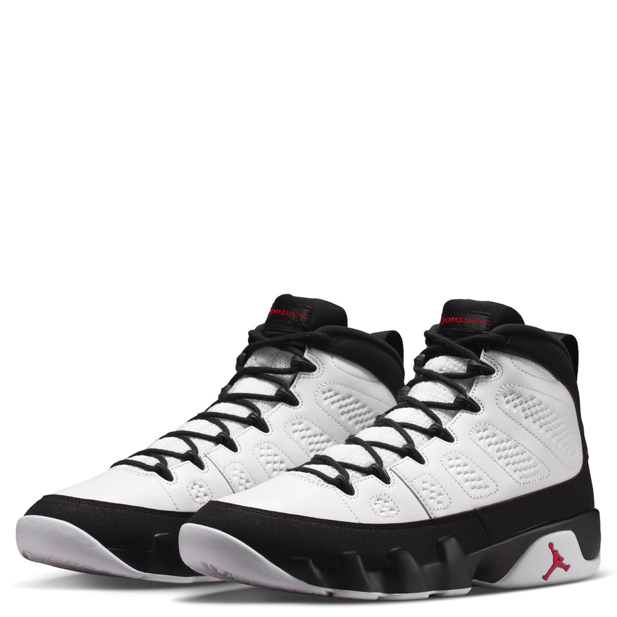 AIR JORDAN 9 RETRO / 100:WHITE/TRUE RED-BLACK