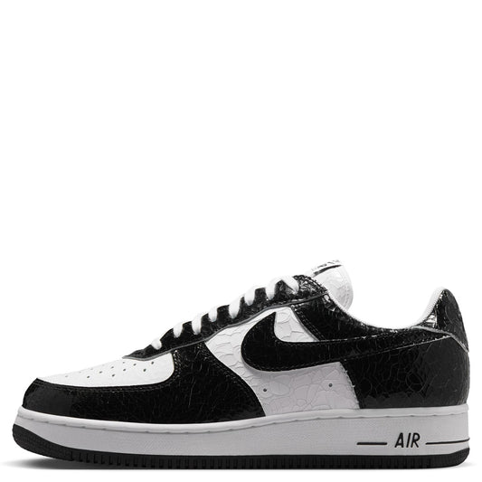 AF1 CRACKED LEATHER / 300:BLACK/BLACK-WHITE
