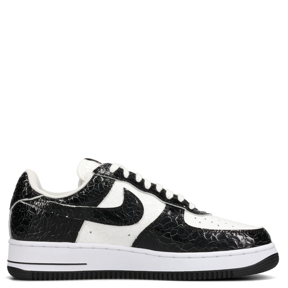 AF1 CRACKED LEATHER / 300:BLACK/BLACK-WHITE
