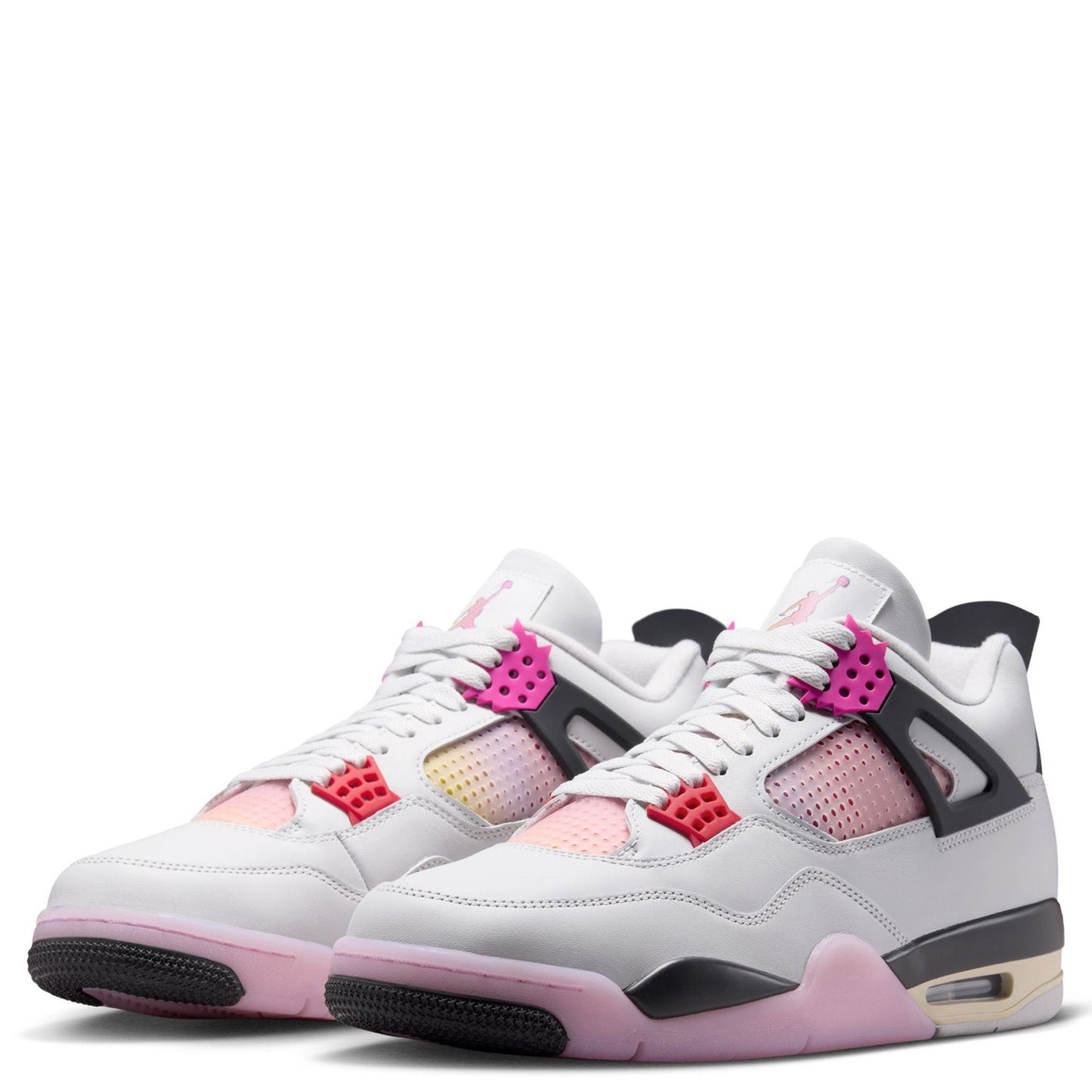 AIR JORDAN 4 RETRO / 100:OFF WHITE/FIRE PINK-ANTHRACITE