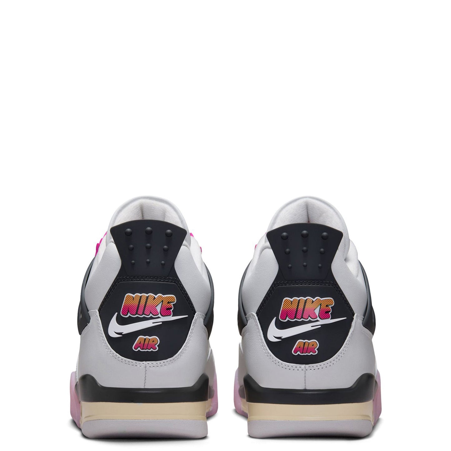 AIR JORDAN 4 RETRO / 100:OFF WHITE/FIRE PINK-ANTHRACITE