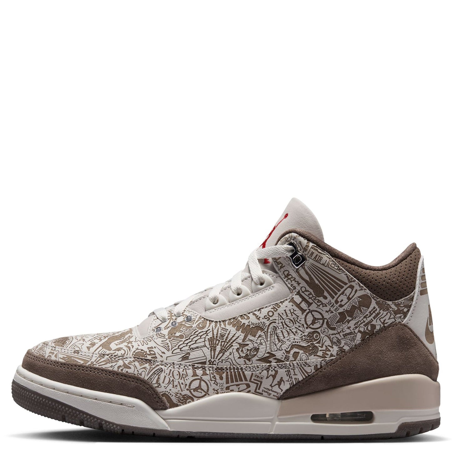 AIR JORDAN 3 RETRO LASER / 001:PHANTOM/UNIVERSITY RED