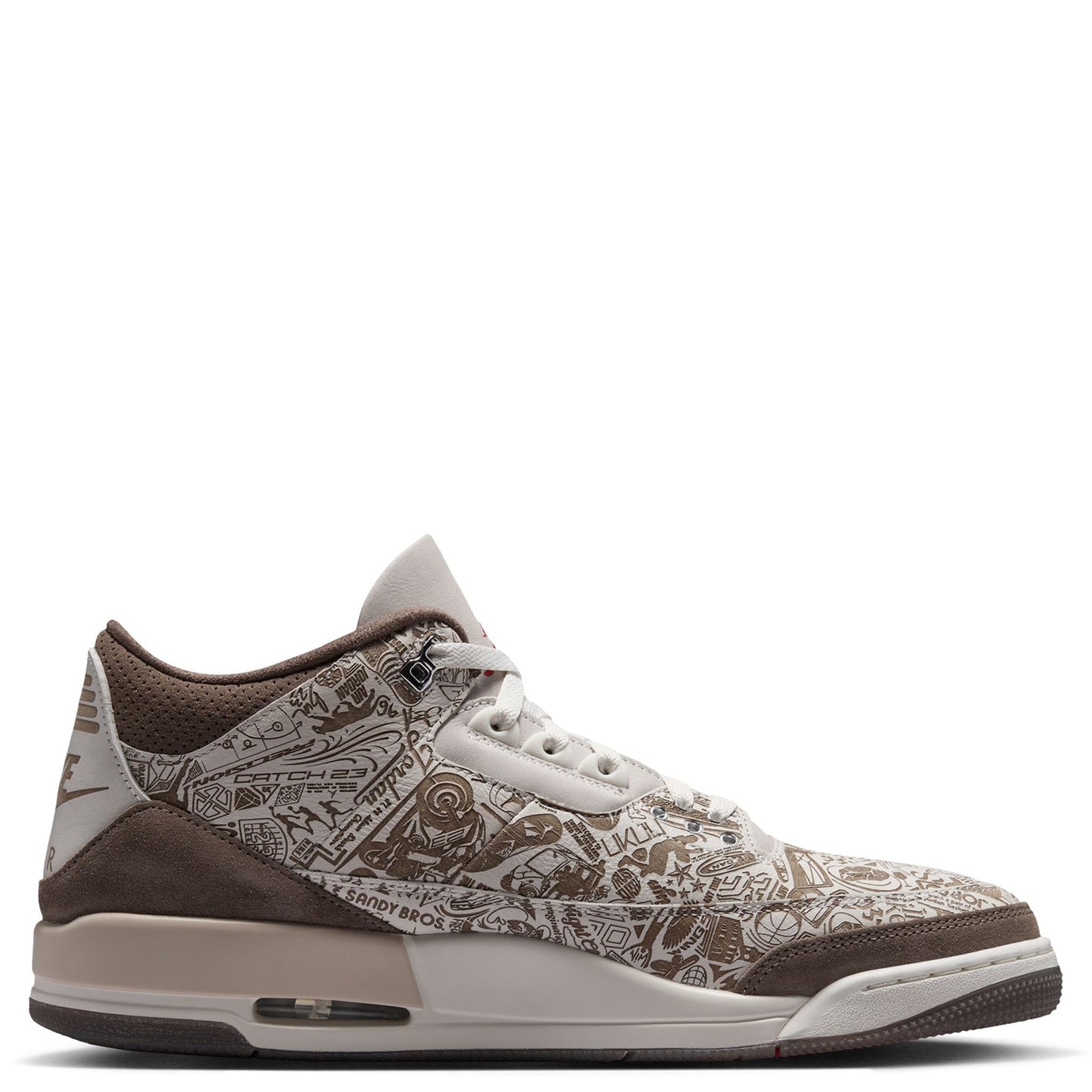AIR JORDAN 3 RETRO LASER / 001:PHANTOM/UNIVERSITY RED
