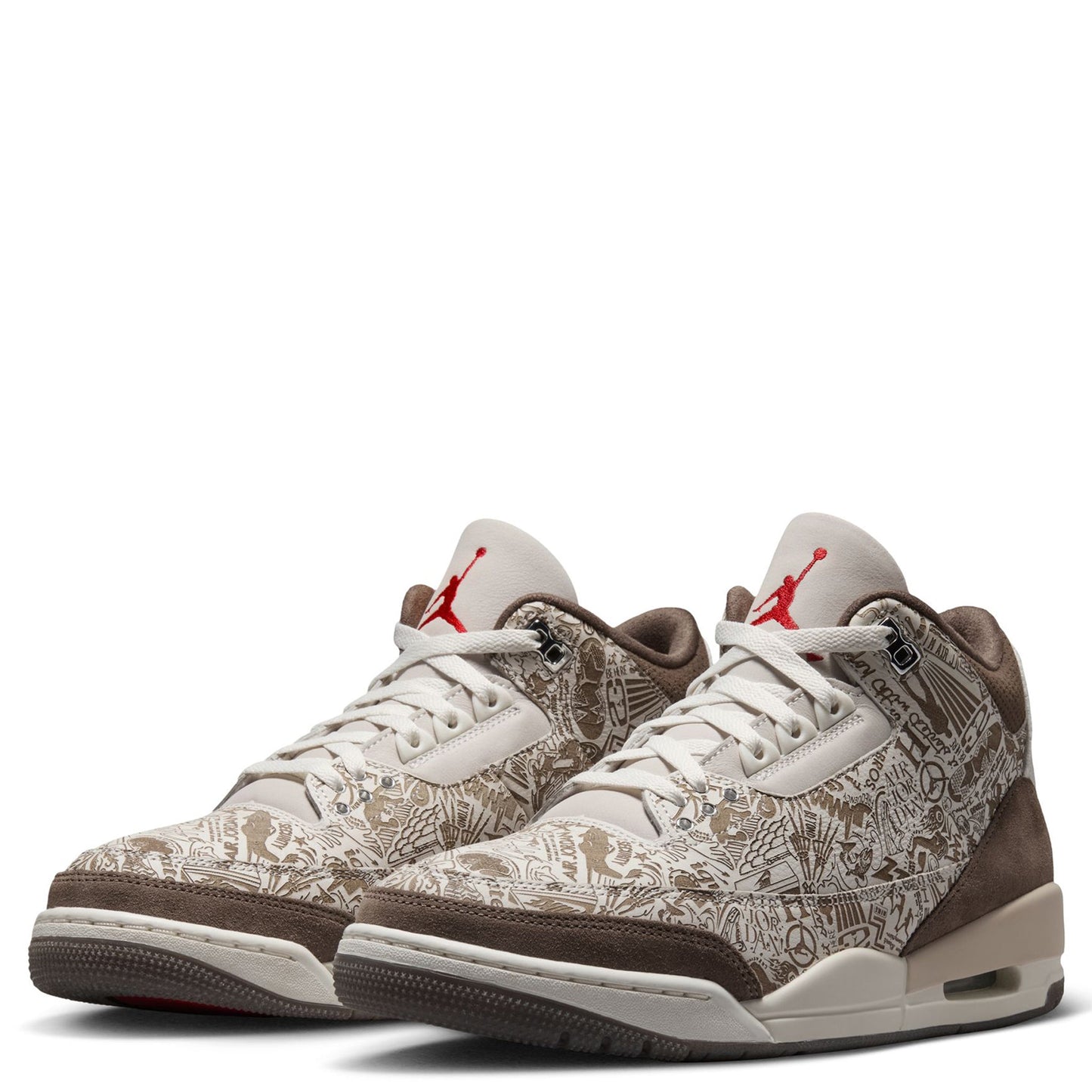 AIR JORDAN 3 RETRO LASER / 001:PHANTOM/UNIVERSITY RED