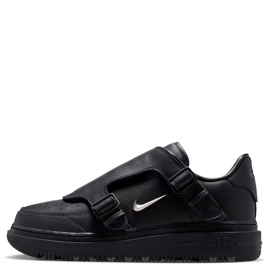 AIR FORCE 1 LUXE / 010:BLACK/METALLIC SILVER