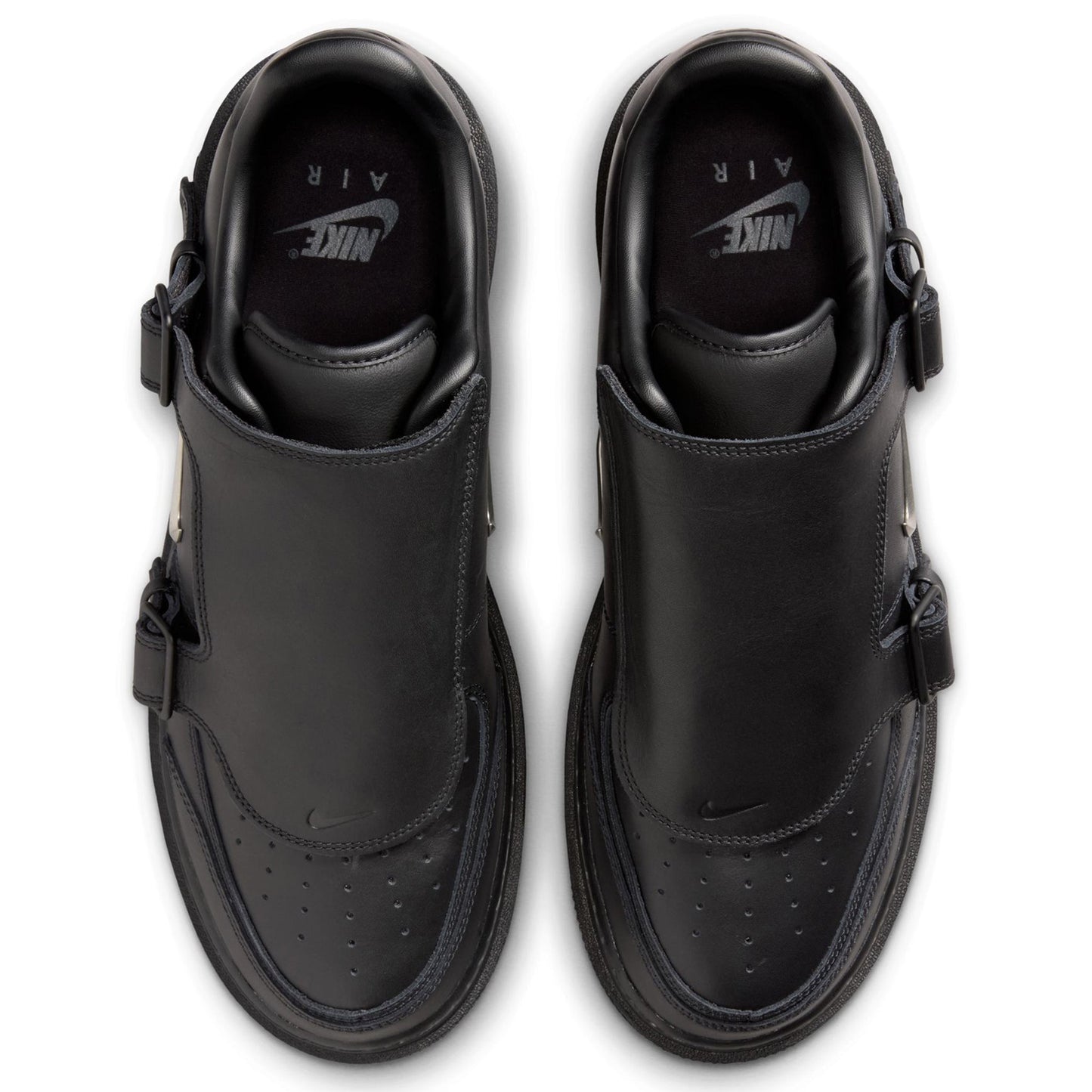 AIR FORCE 1 LUXE / 010:BLACK/METALLIC SILVER