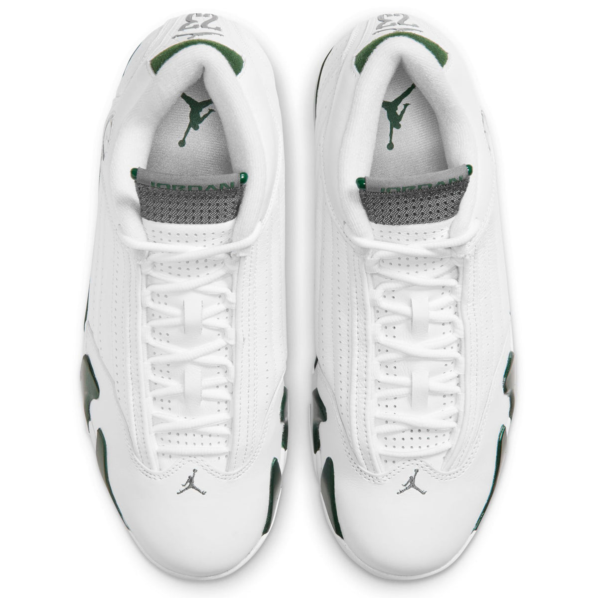 AIR JORDAN 14 RETRO / 300:GORGE GREEN/LT GRAPHITE-WHITE