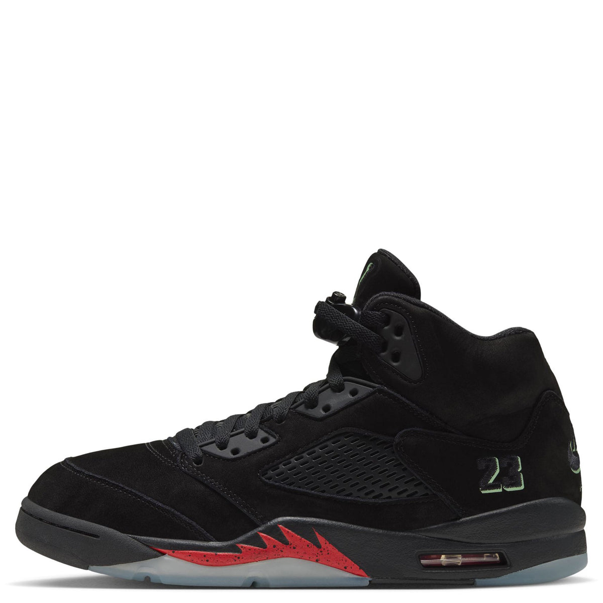 AIR JORDAN 5 RETRO OG / 001:BLACK/BLACK-PICANTE RED