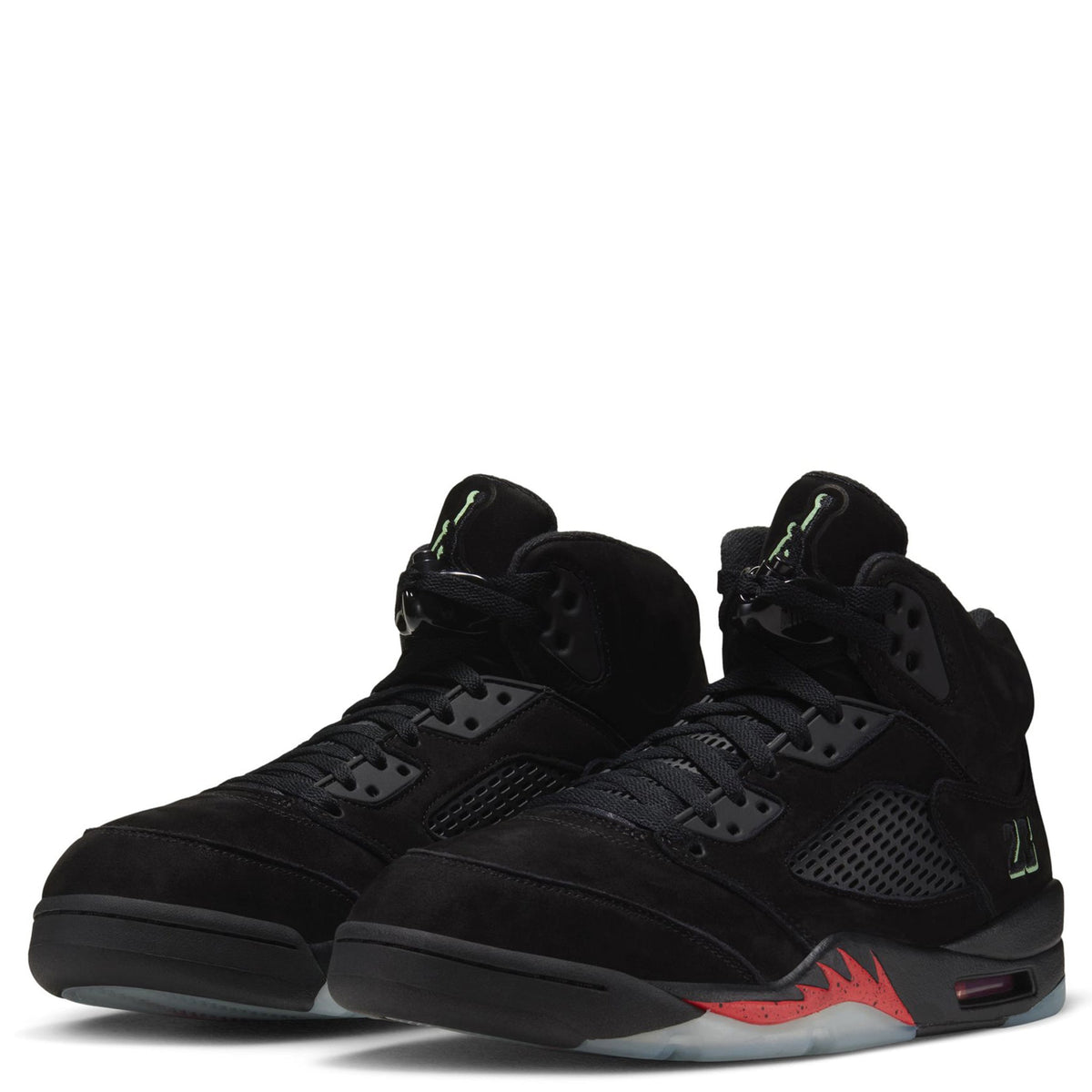 AIR JORDAN 5 RETRO OG / 001:BLACK/BLACK-PICANTE RED