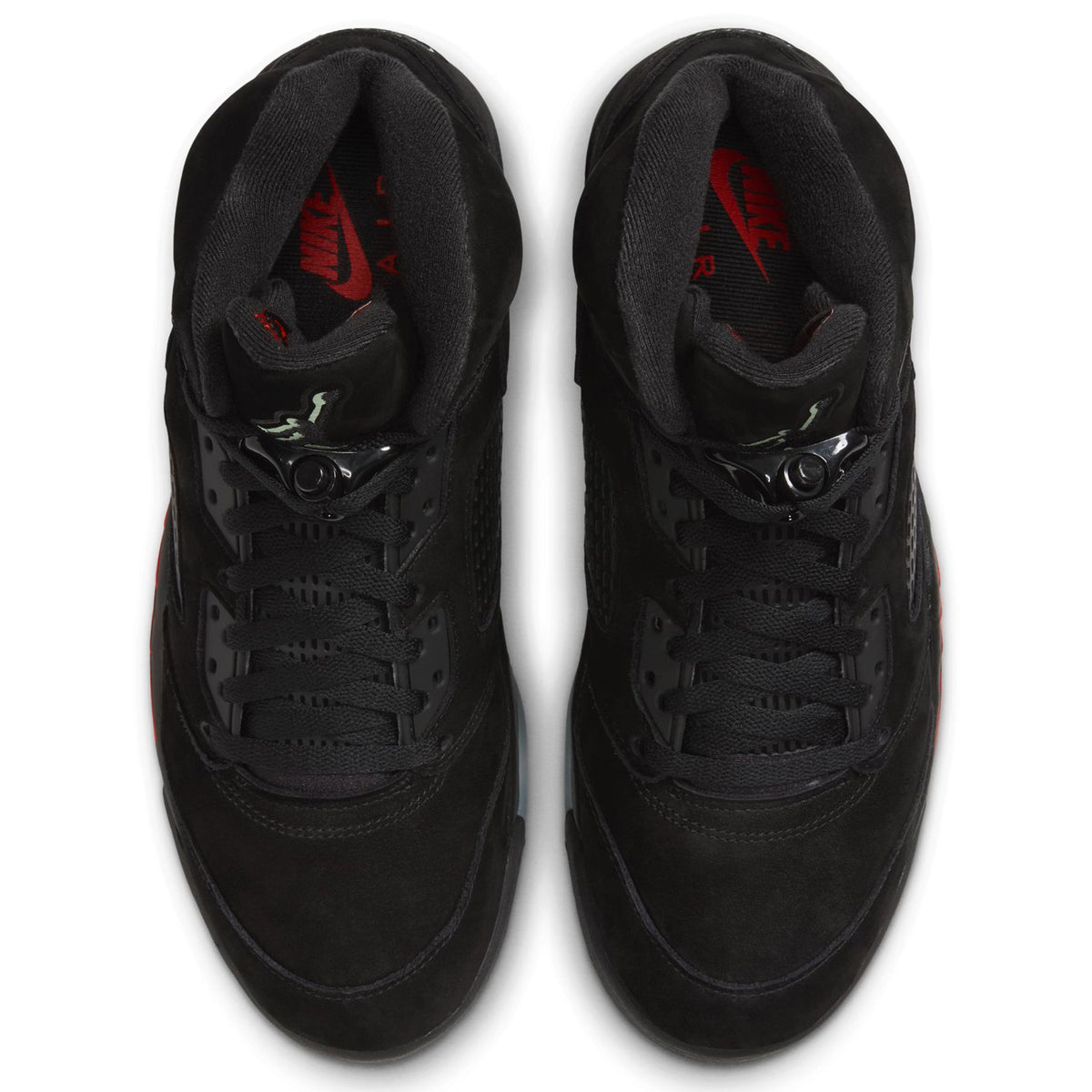 AIR JORDAN 5 RETRO OG / 001:BLACK/BLACK-PICANTE RED