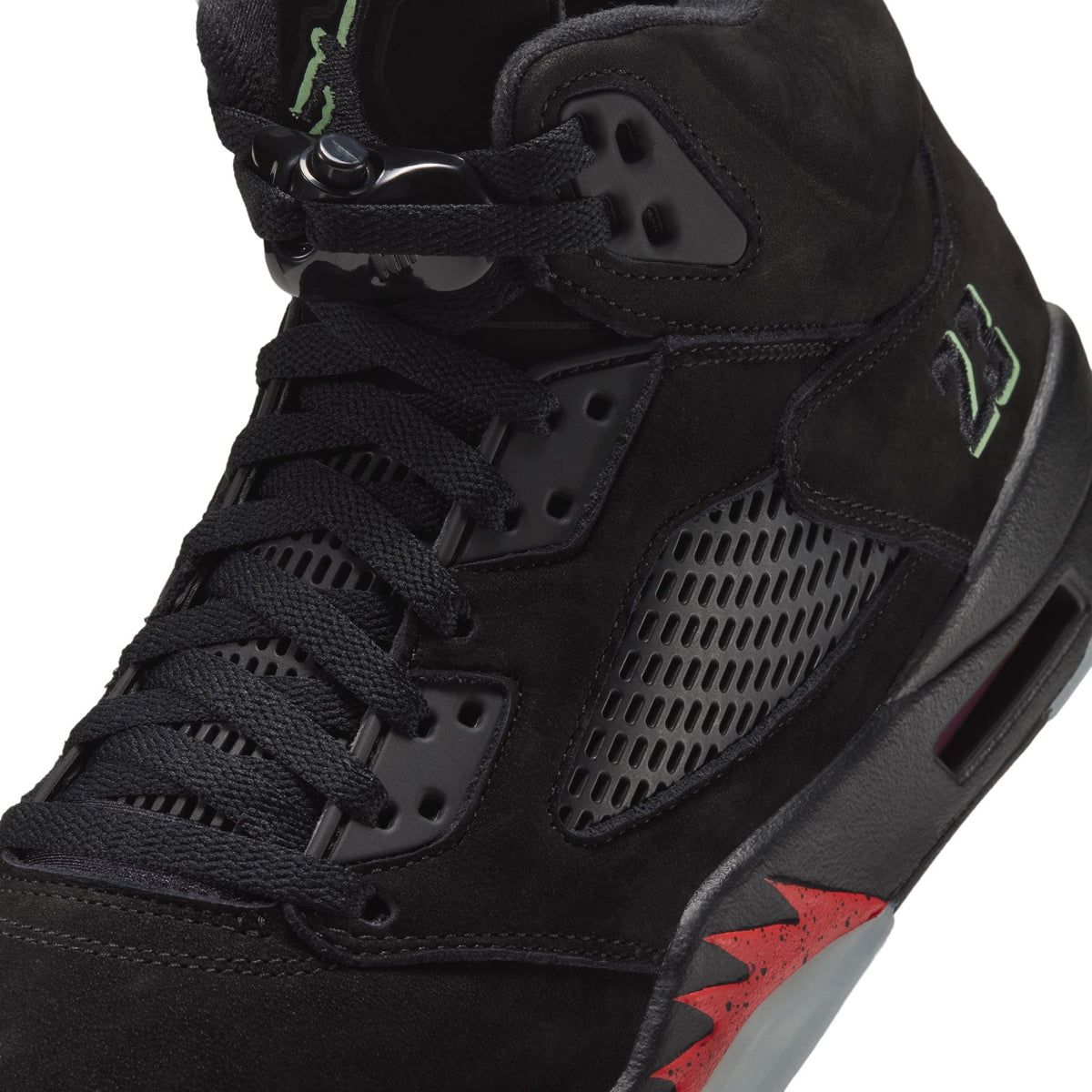 AIR JORDAN 5 RETRO OG / 001:BLACK/BLACK-PICANTE RED