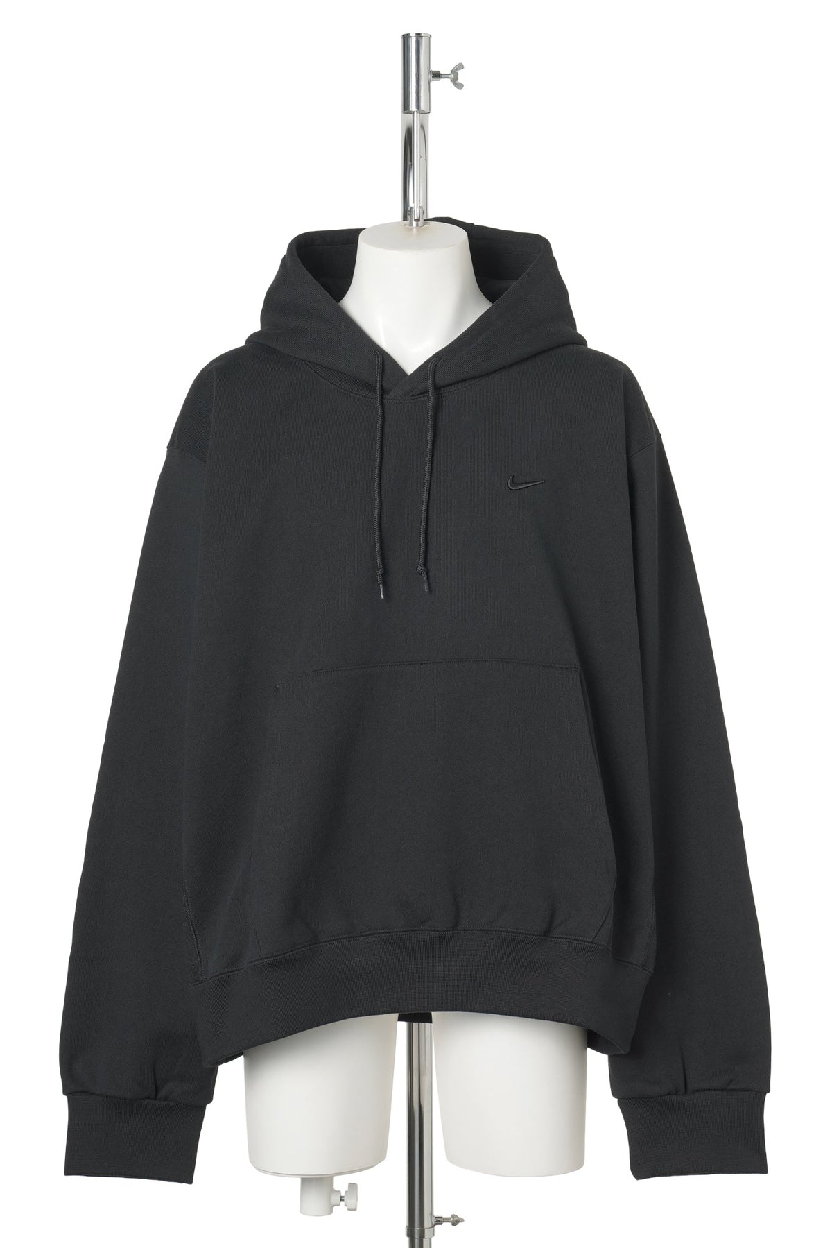 NIKE NRG 560 FLEECE L/S HOODIE / 010:BLACK/WHITE