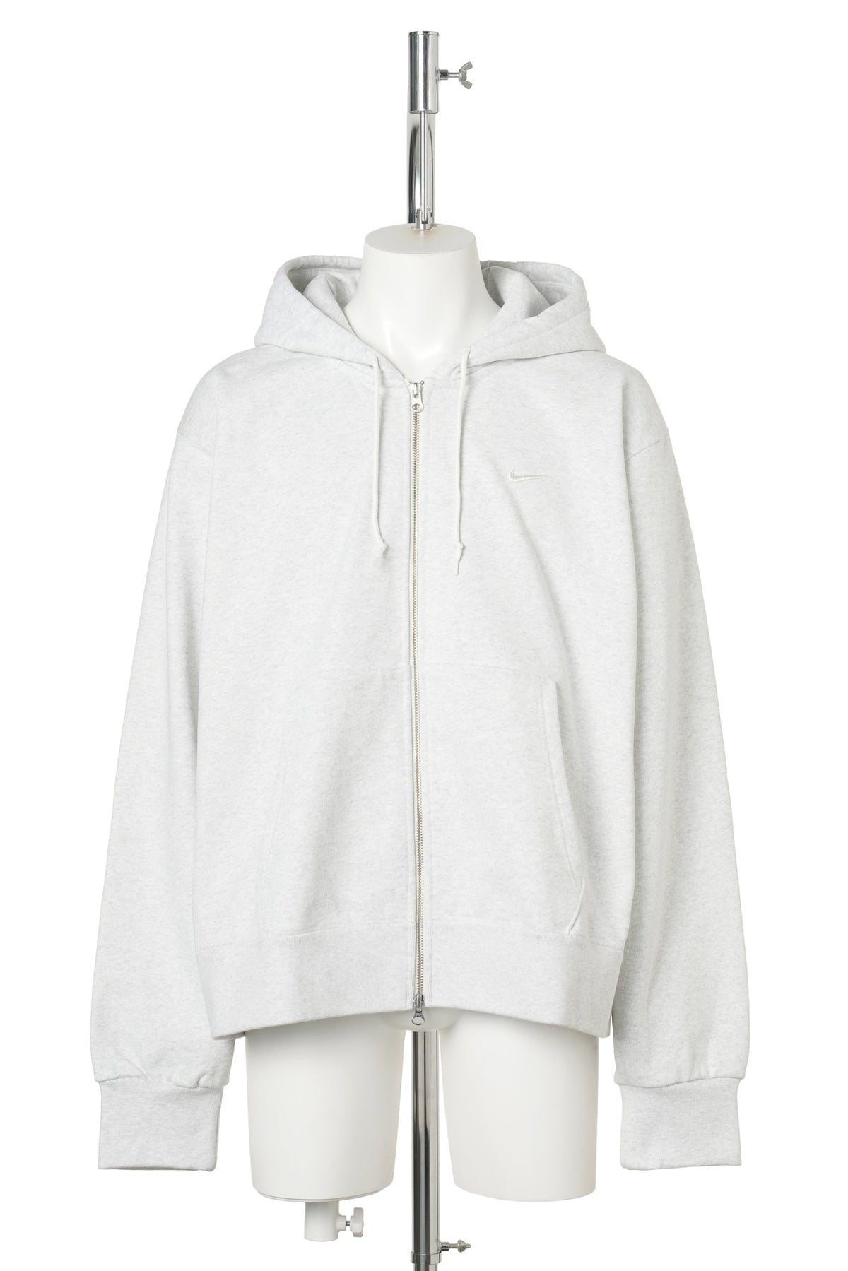 NIKE NRG 560 FLEECE FULL-ZIP HOODIE / 051:BIRCH HEATHER