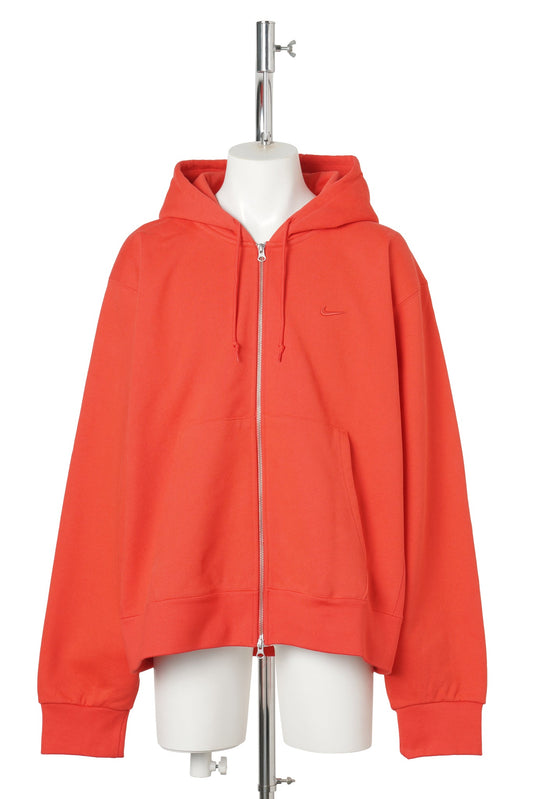 NIKE NRG 560 FLEECE FULL-ZIP HOODIE / 696:LT CRIMSON