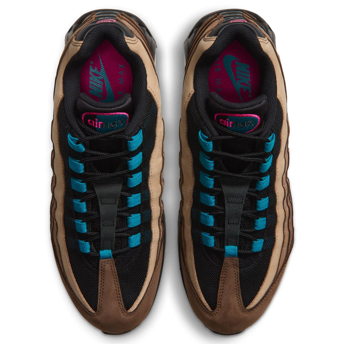 NIKE AIR MAX 95 BIG BUBBLE QS / 200:CACAO WOW/TROPICAL TEAL-BLACK