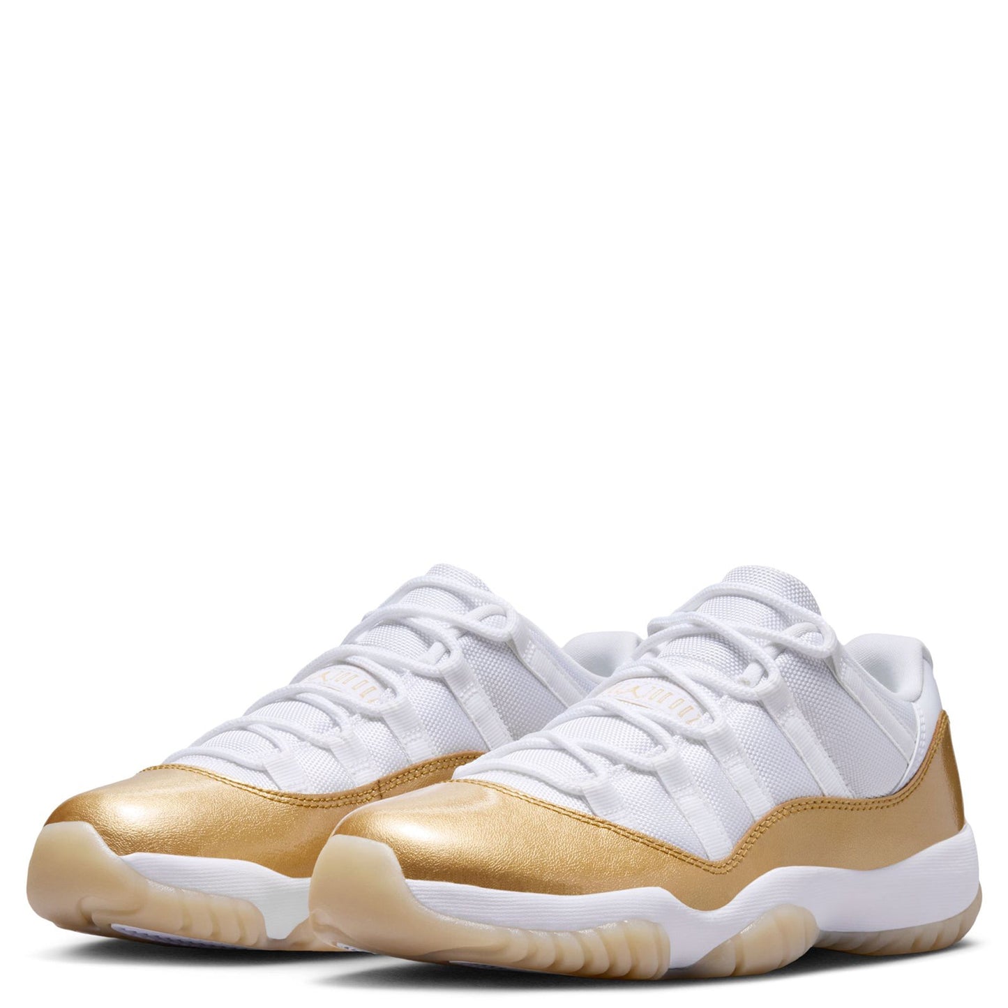 WMNS AIR JORDAN 11 RETRO LOW / 102:WHITE/METALLIC GOLD-TEAM GOLD