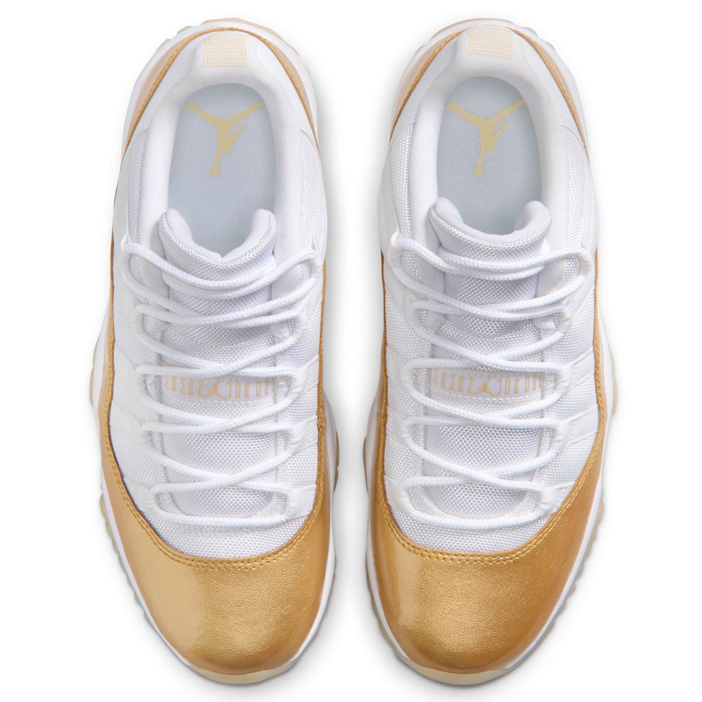 WMNS AIR JORDAN 11 RETRO LOW / 102:WHITE/METALLIC GOLD-TEAM GOLD