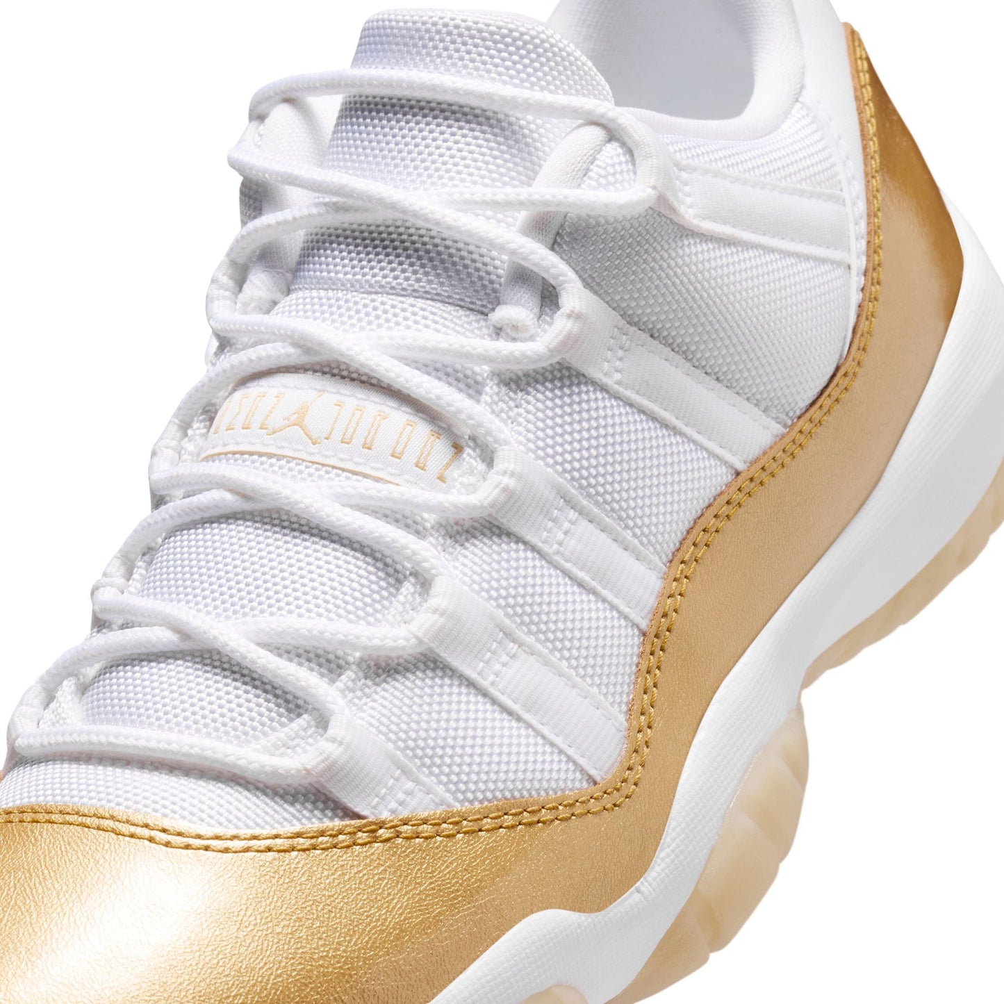 WMNS AIR JORDAN 11 RETRO LOW / 102:WHITE/METALLIC GOLD-TEAM GOLD