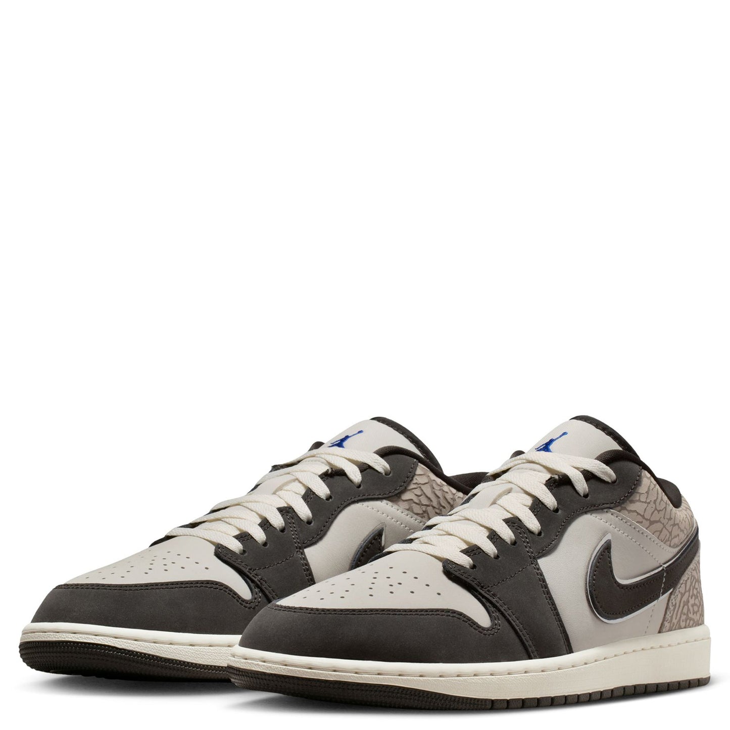 AIR JORDAN 1 LOW SE V2 / 100:SAIL/GAME ROYAL-DEEP PEWTER