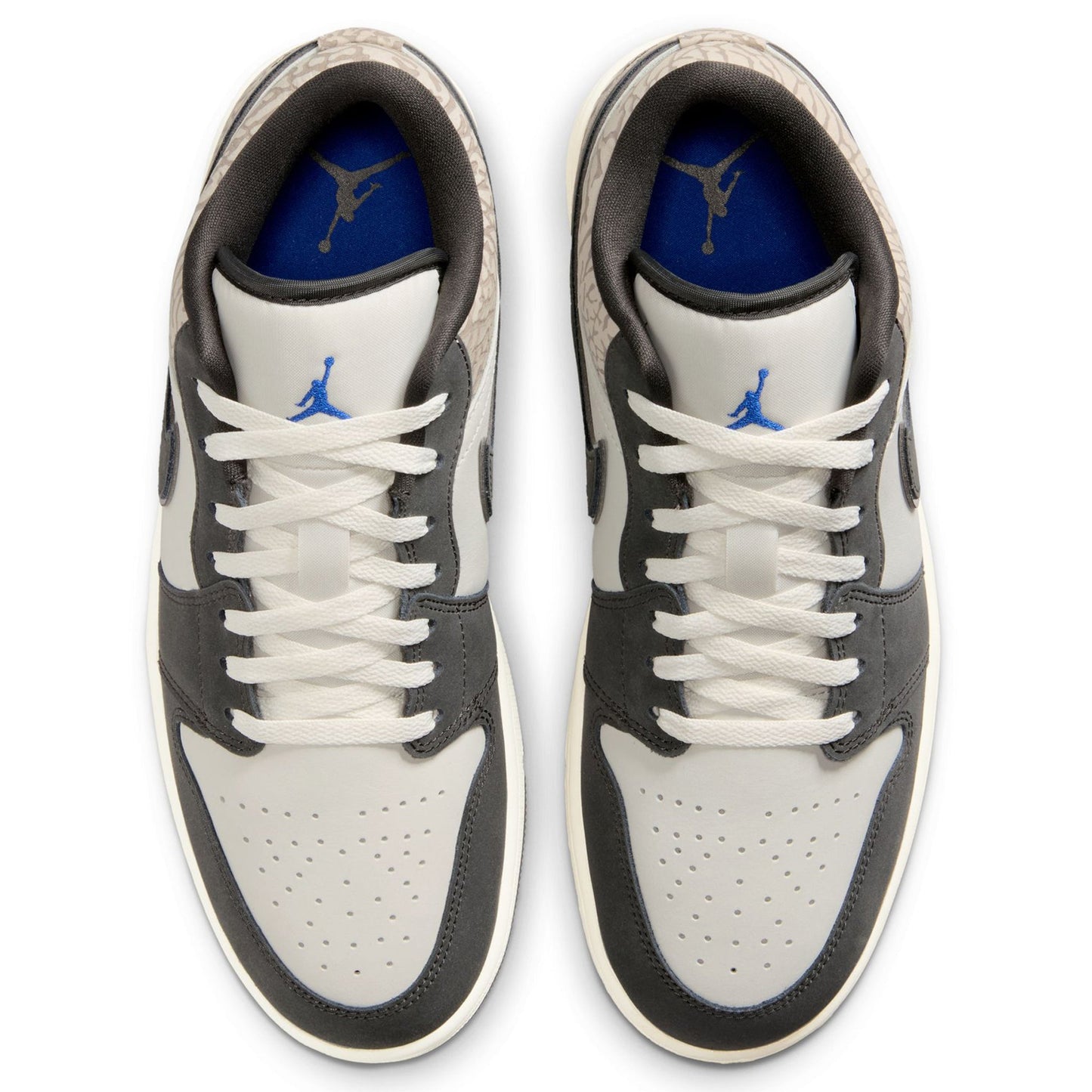 AIR JORDAN 1 LOW SE V2 / 100:SAIL/GAME ROYAL-DEEP PEWTER