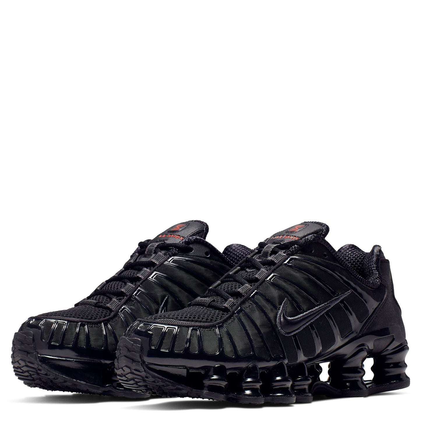 W NIKE SHOX TL / 002:BLACK/BLACK-MTCL HEMATITE