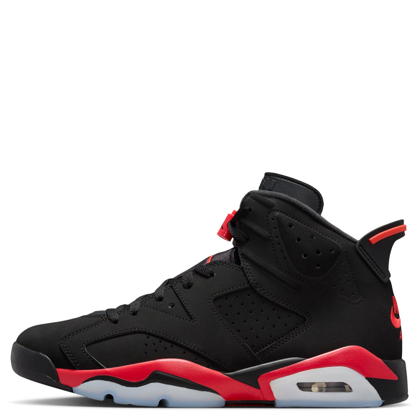 AIR JORDAN 6 RETRO / 001:BLACK/LT CRIMSON