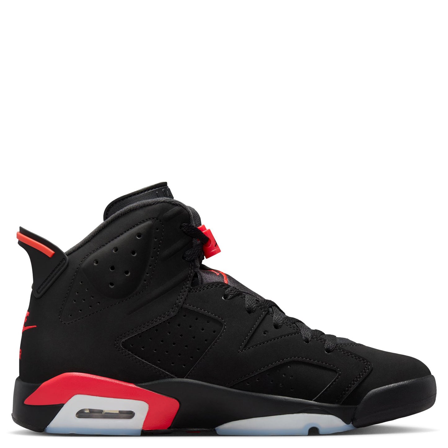 AIR JORDAN 6 RETRO / 001:BLACK/LT CRIMSON