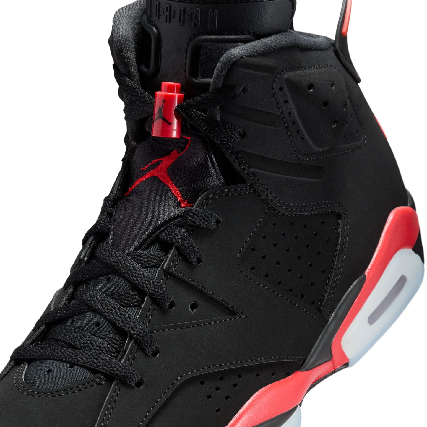 AIR JORDAN 6 RETRO / 001:BLACK/LT CRIMSON