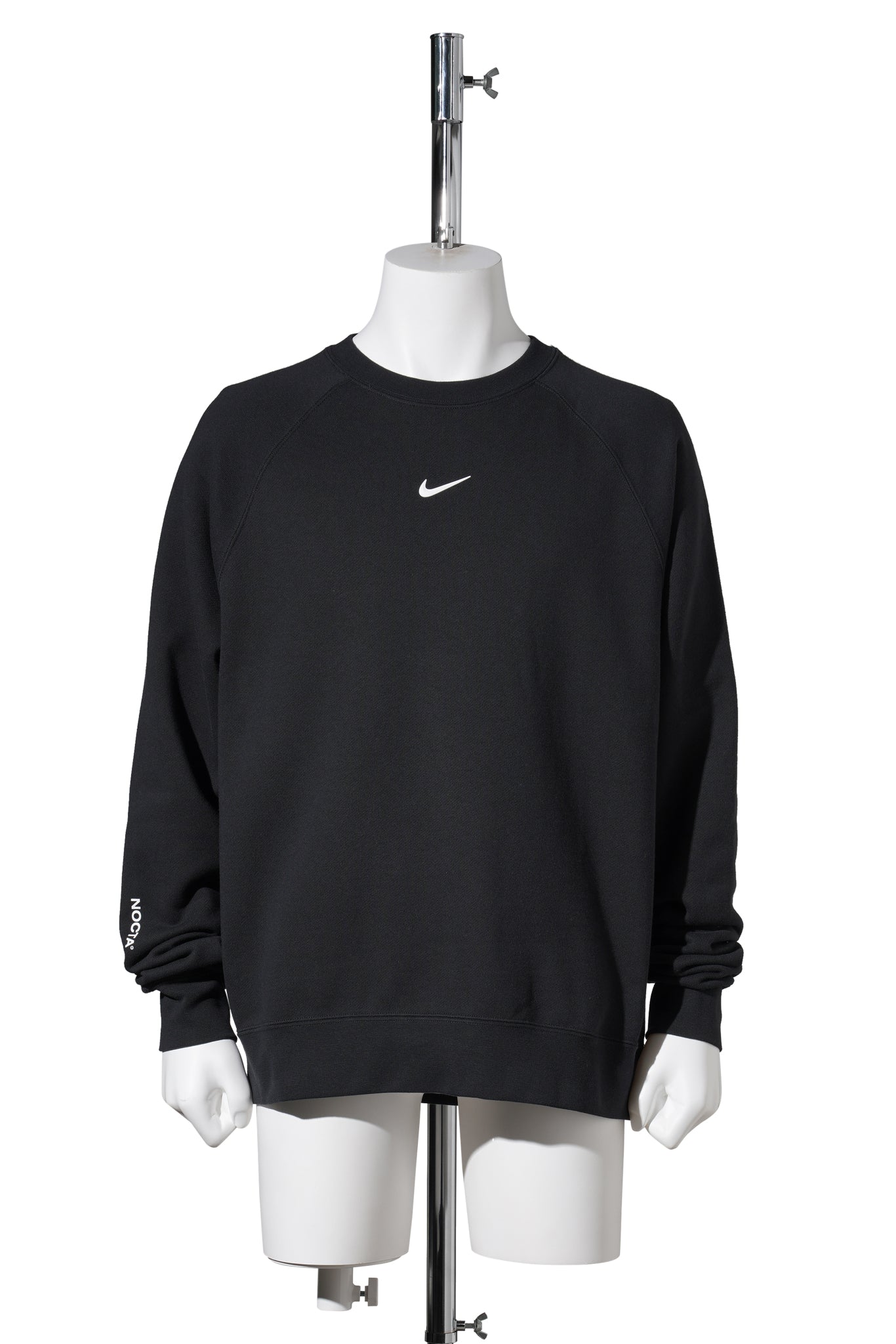 NIKE NRG NOCTA CS FLEECE L/S CREW / 010:BLACK/WHITE