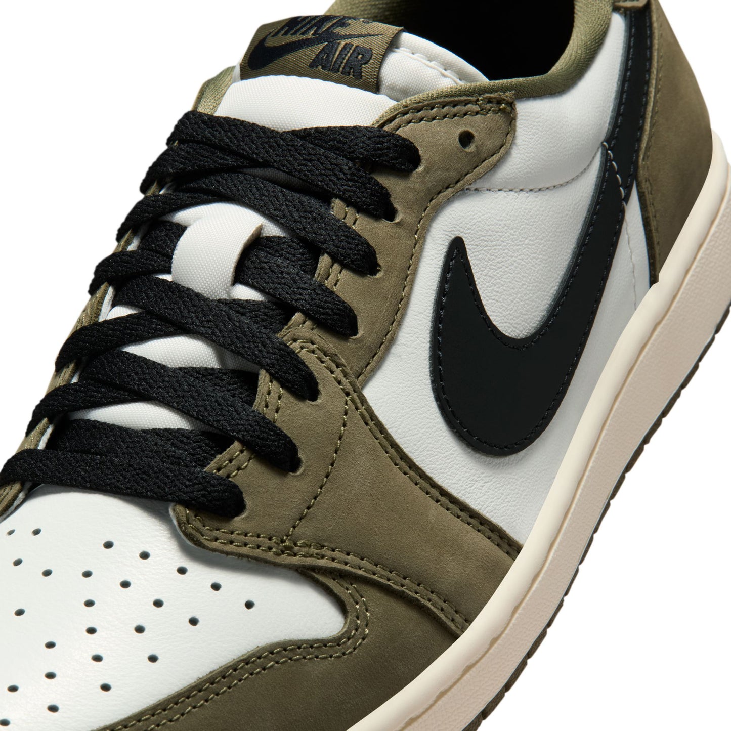 AIR JORDAN 1 RETRO LOW OG / 200:MEDIUM OLIVE/BLACK