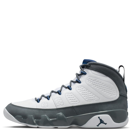 AIR JORDAN 9 RETRO / 100:WHITE/FRENCH BLUE-FLINT GREY