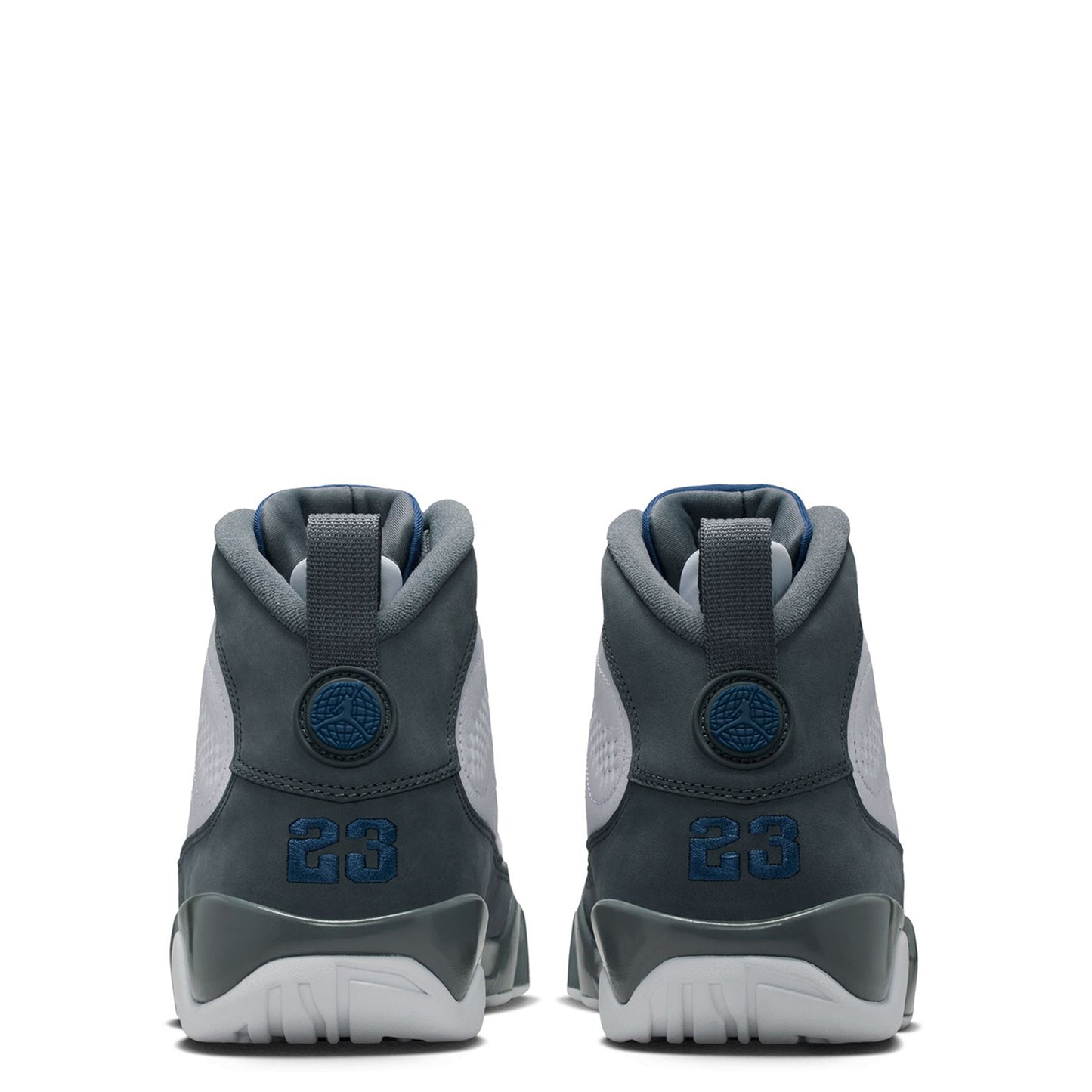 AIR JORDAN 9 RETRO / 100:WHITE/FRENCH BLUE-FLINT GREY