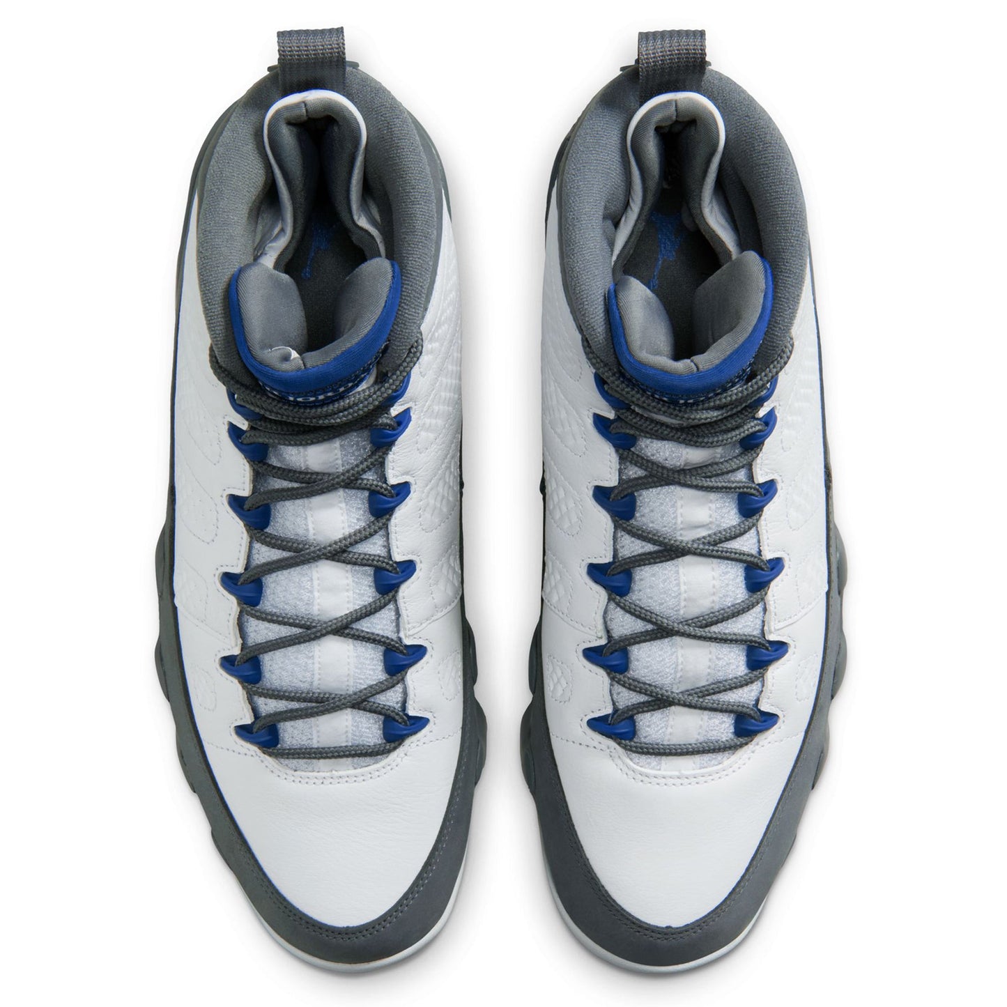 AIR JORDAN 9 RETRO / 100:WHITE/FRENCH BLUE-FLINT GREY