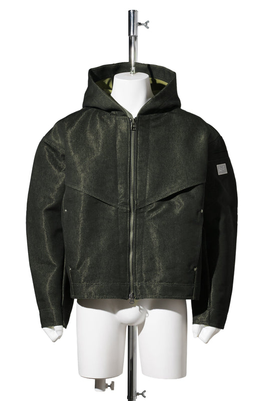 M NK XT DENIM JKT / 010:BLACK/ANTIQUE SILVER