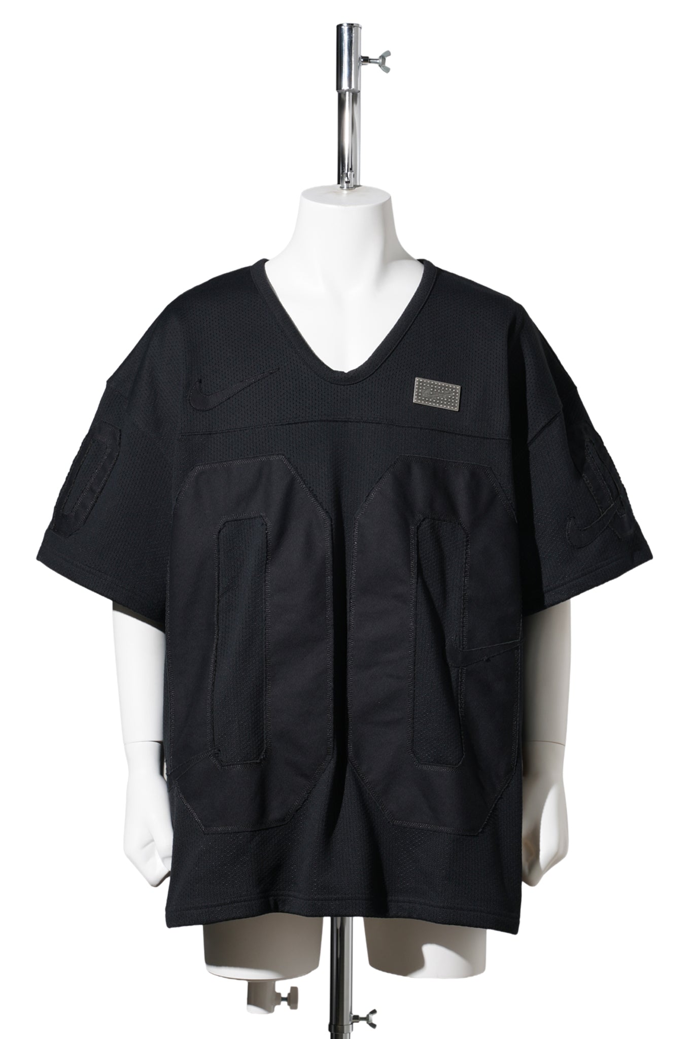 M NK XT MESH JERSEY / 010:BLACK/ANTIQUE SILVER