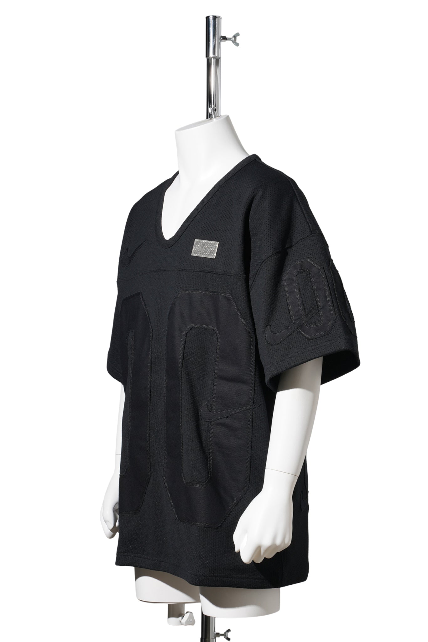 M NK XT MESH JERSEY / 010:BLACK/ANTIQUE SILVER