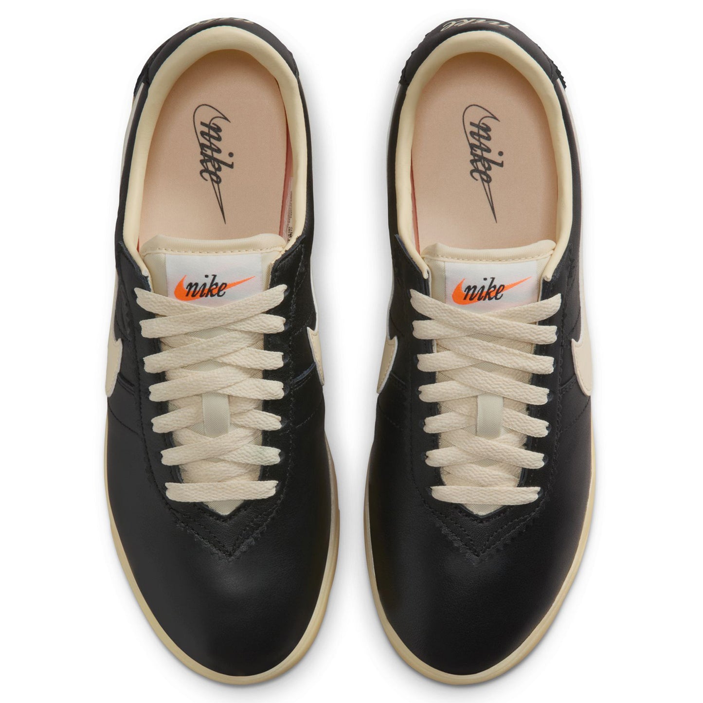 W NIKE ASTROGRABBER LTHR / 001:BLACK/MUSLIN-SAIL