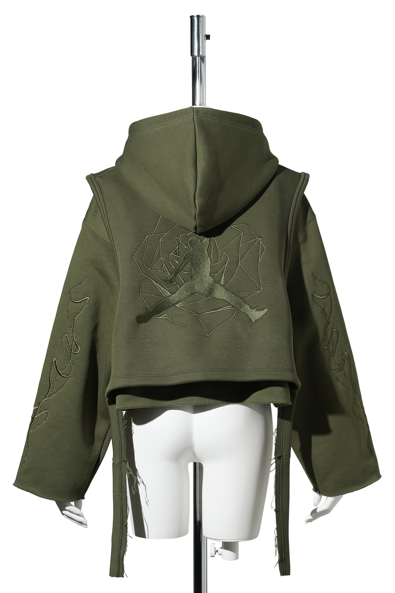 WOMEN’S JORDAN TEY LAYER L/S HOODIE SP / 326:ROUGH GREEN