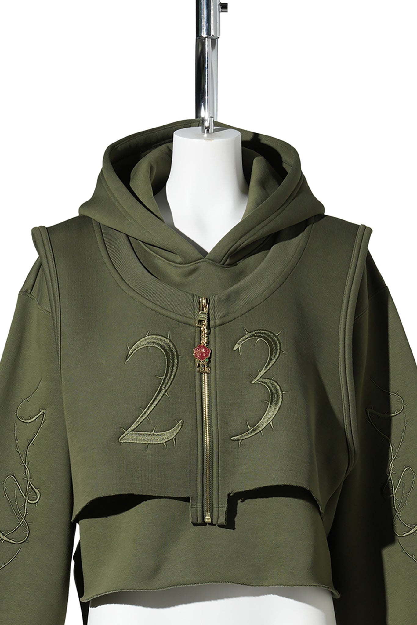 WOMEN’S JORDAN TEY LAYER L/S HOODIE SP / 326:ROUGH GREEN