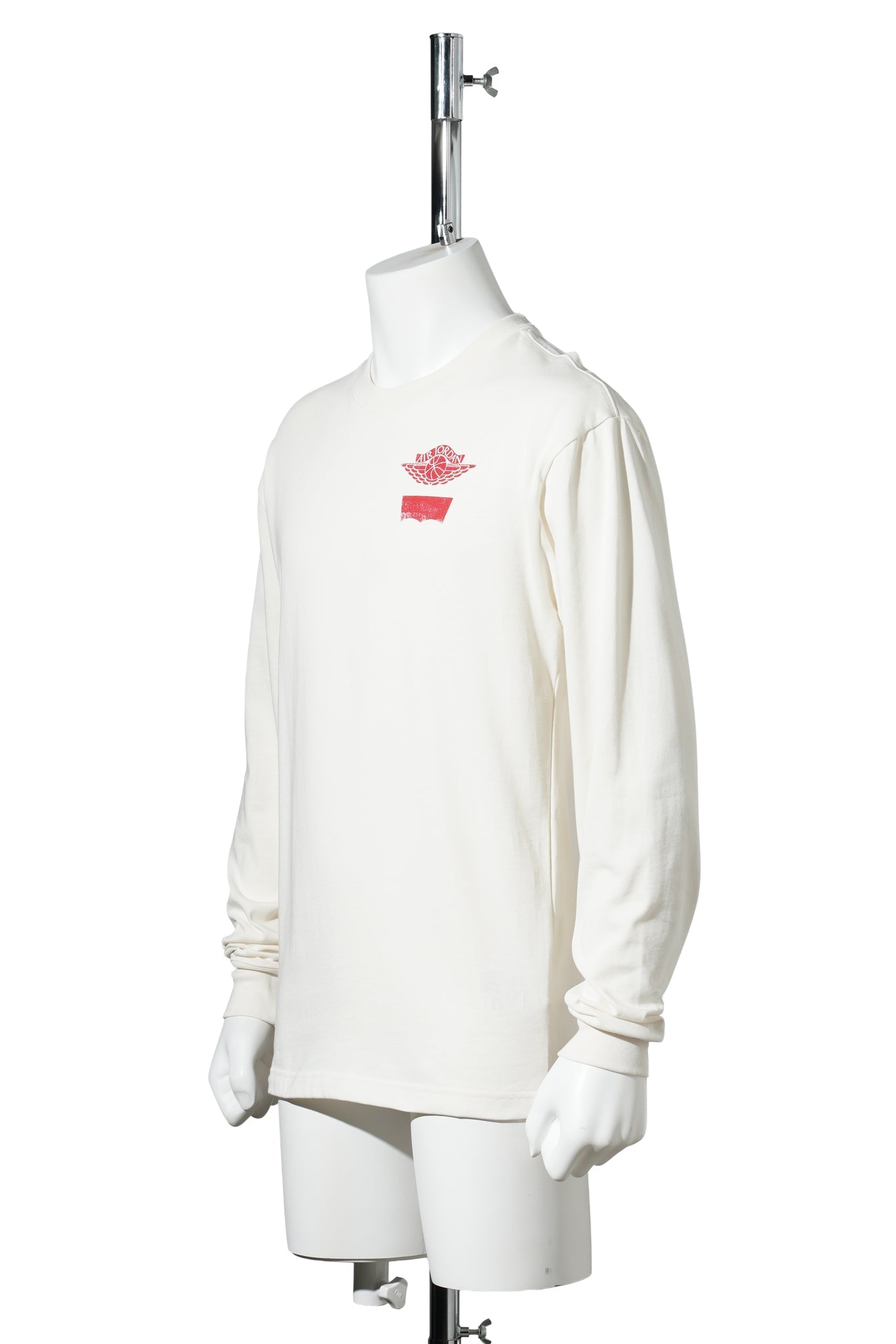 JORDAN x LEVI’S L/S T-SHIRT / 110:PALE IVORY/BLACK/UNIVERSITY RED