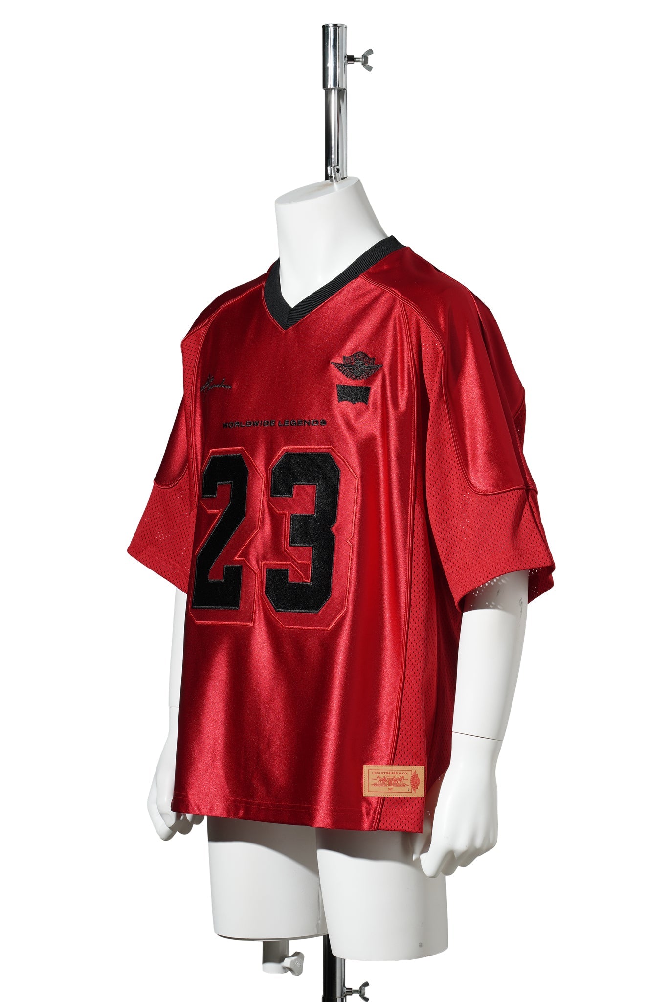 JORDAN x LEVI’S JERSEY / 657:GYM RED/BLACK/PALE IVORY/BLACK