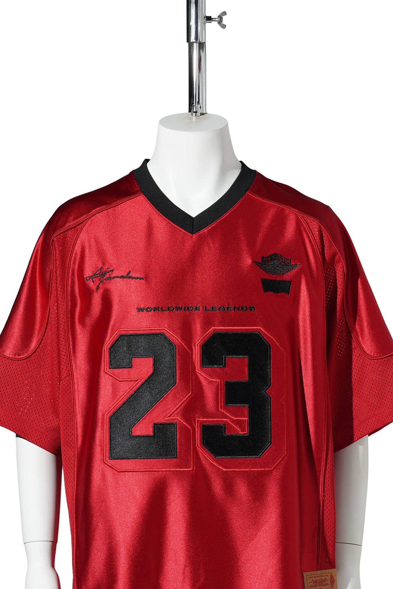 JORDAN x LEVI’S JERSEY / 657:GYM RED/BLACK/PALE IVORY/BLACK