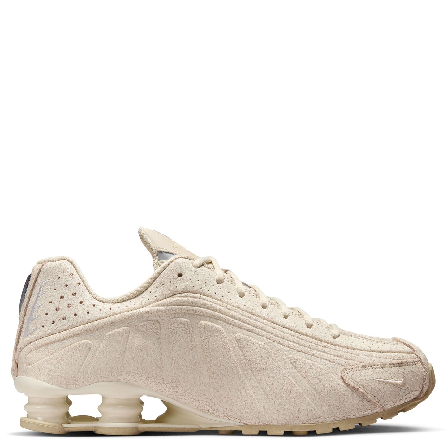 NIKE SHOX R4 QS / 100:NATURAL/NET-METALLIC SILVER